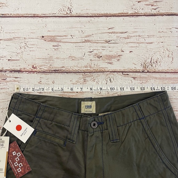 F.O.B FACTORY F0242 Fusion Trousers Straight Fit Jeans 30x32 Made In Japan‎ - Picture 8 of 14